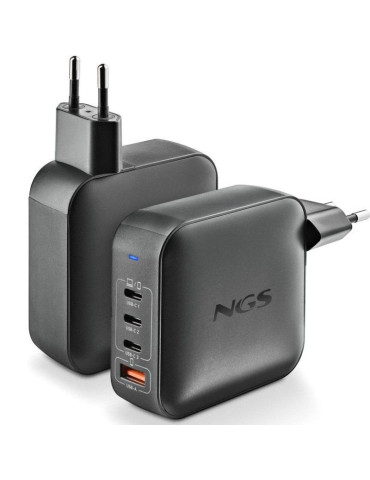 Cargador de Portátil GaN NGS BUD 165W/ 165W/ Automático/ Voltaje 5-21V 2