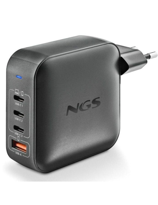 Cargador de Portátil GaN NGS BUD 165W/ 165W/ Automático/ Voltaje 5-21V