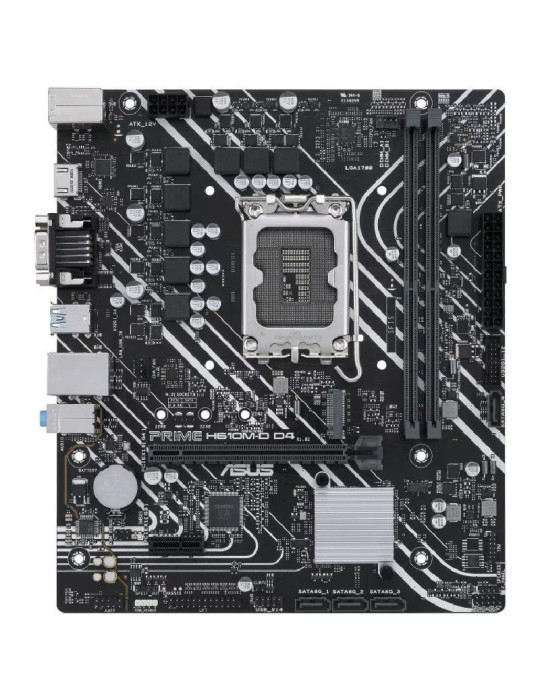 Placa Base Asus Prime H610M-D D4/ Socket 1700/ DDR4/ PCIe 4.0/ Micro ATX
