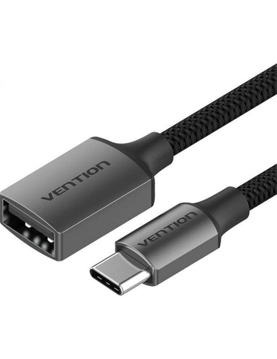 Cable USB 2.0 Vention CCWHB/ USB Tipo-C Macho - USB Hembra/ 15cm