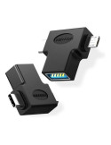 Adaptador USB 3.0 Vention CDIB0/ USB Tipo-C Macho - MicroUSB Macho