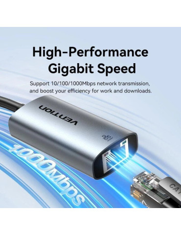 Adaptador USB - RJ45 Vention CEZHB/ 1000Mbps 2