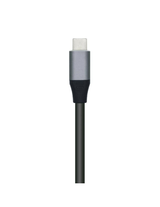 Hub USB Tipo-C Aisens A109-0508/ 4xUSB/ Gris