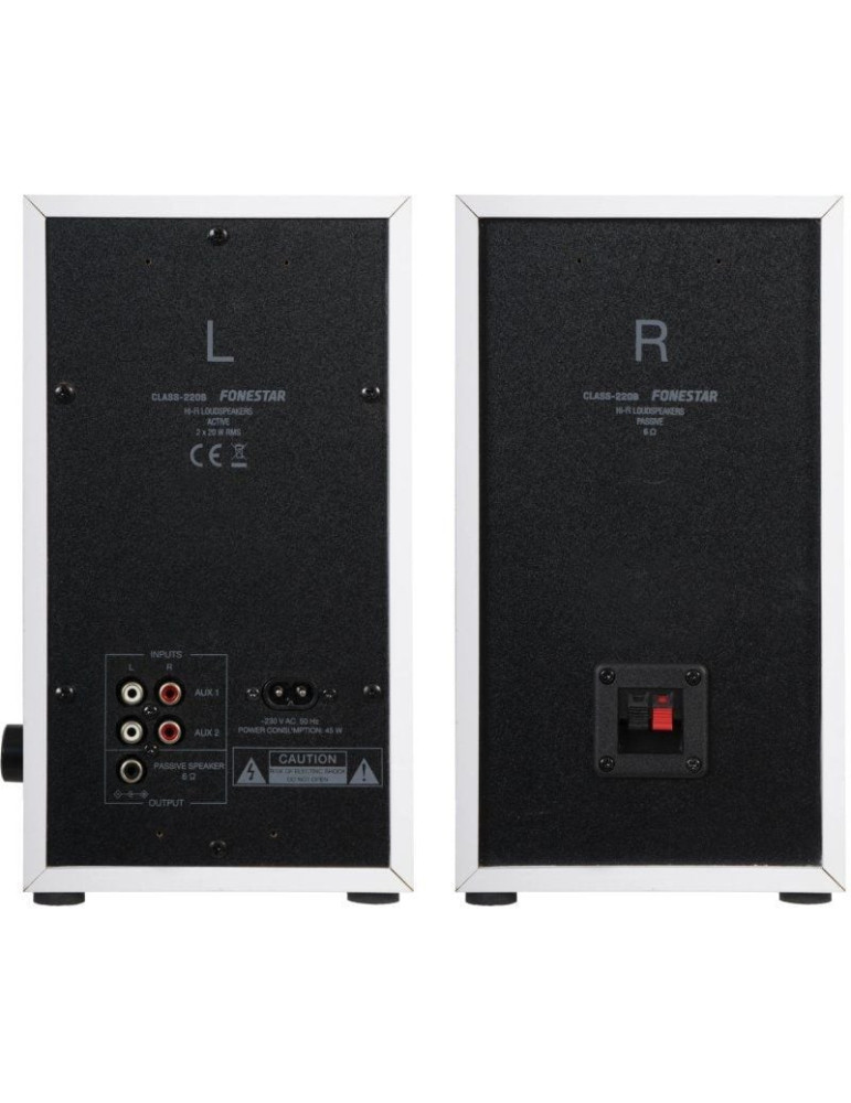 Altavoces Fonestar CLASS-220B/ 80W/ 2.0