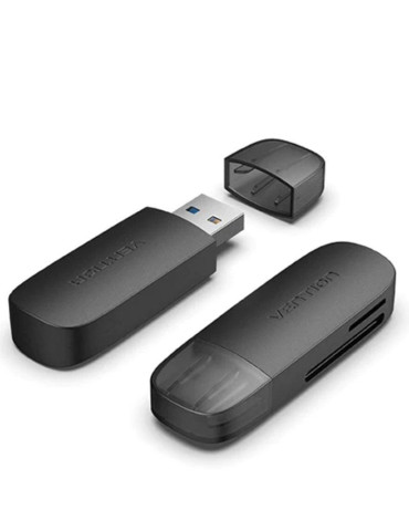 Lector de Tarjetas Externo Vention CLEB0/ USB 2.0 2