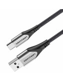 Cable USB 2.0 Tipo-C Vention CODHH/ USB Macho - USB Tipo-C Macho/ 480Mbps/ 2m/ Gris