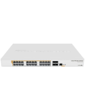 Switch Mikrotik CRS328-24P-4S+RM/ 28 Puertos/ RJ45 10/100/1000/ SFP/ PoE