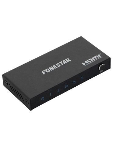 Duplicador HDMI Fonestar FO-22S2ED/ 2x HDMI Hembra - HDMI Macho 2