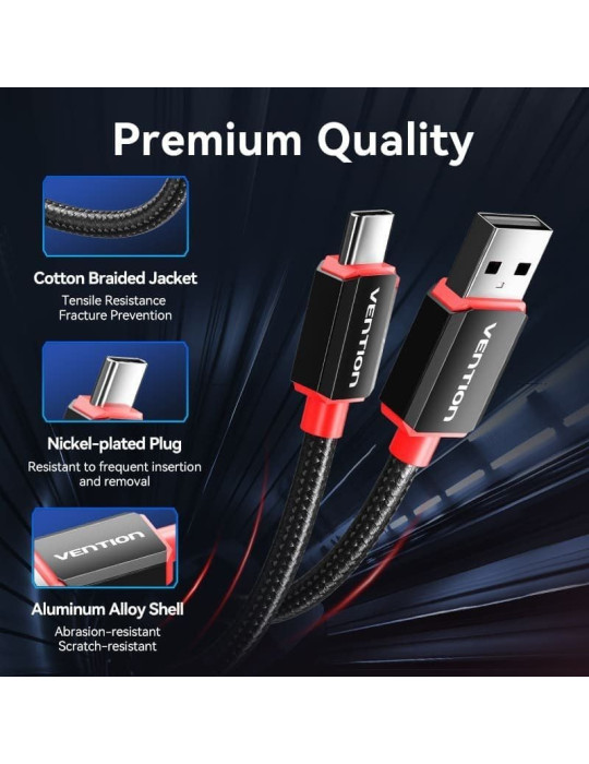 Tarjeta de Sonido Gaming con Amplificador Vention CVAB0/ USB Tipo-C Macho - 3xJack 3.5 Hembra