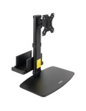 Soporte de Sobremesa para Monitor TooQ DB1128TN-B/ Ajustable/ Giratorio/ Inclinable/ hasta 6kg
