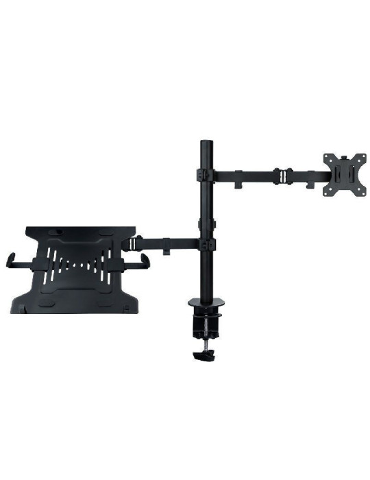 Soporte de Mesa Orientable/ Inclinable Tooq DB1200TN-B para TV y Portátil de 13-32"
