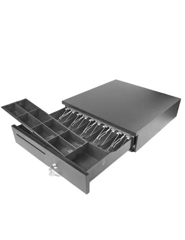 Cajón Portamonedas 10POS CP-405N/ Manual y Automático/ Negro 2