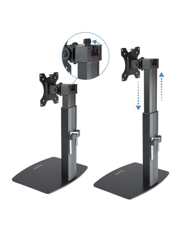 Soporte de Sobremesa para Monitor TooQ DB1732TN-B/ Giratorio/ Inclinable/ hasta 7kg