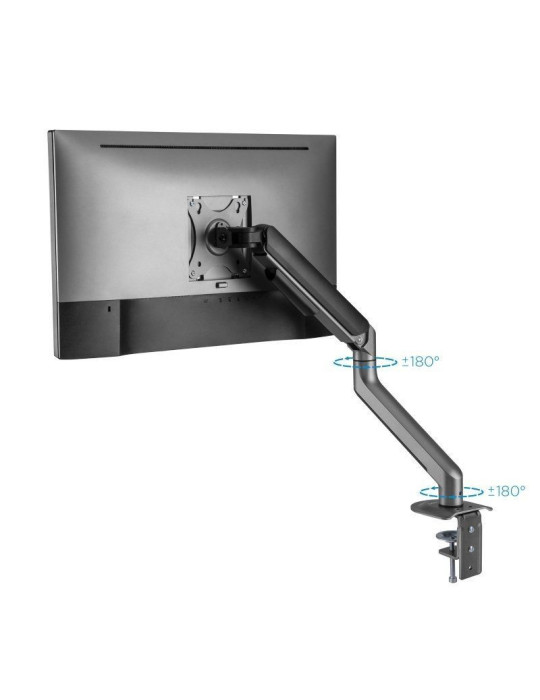 Soporte de Mesa para Monitor TooQ DB4032TNR-G/  Giratorio/ Inclinable/ hasta 9kg