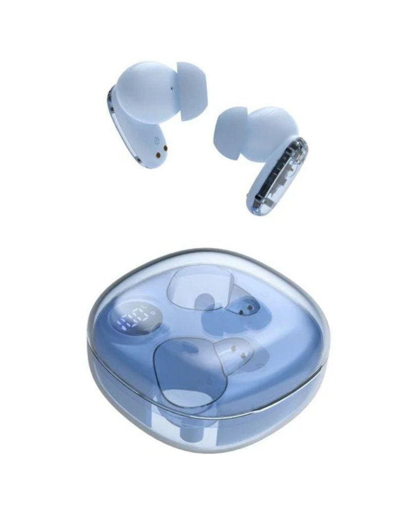 Auriculares Bluetooth Mars Gaming MHIB2 con estuche de carga/ Autonomía 7h/ Azules