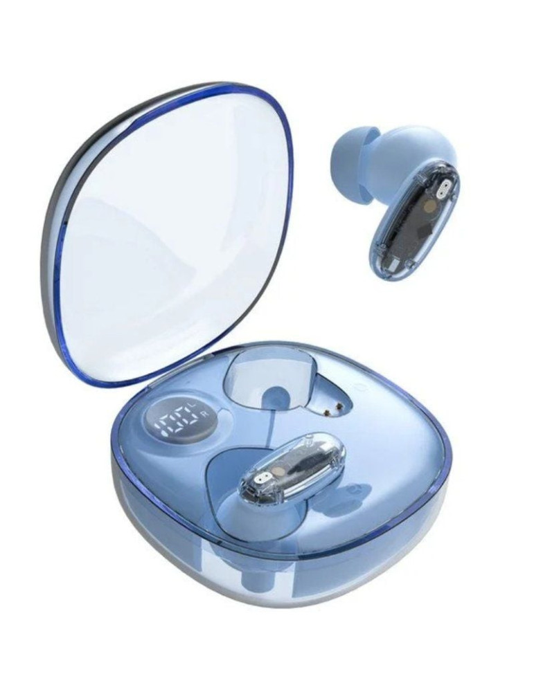 Auriculares Bluetooth Mars Gaming MHIB2 con estuche de carga/ Autonomía 7h/ Azules