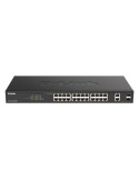 Switch Gestionable D-Link DGS-1100-26MPV2 26 Puertos/ RJ-45 10/100/1000/ SFP/ PoE
