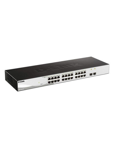 Switch Smart Plus D-Link DGS-1210-26 26 Puertos/ RJ-45 10/100/1000/ SFP 2
