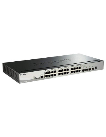 Switch D-Link Smart DGS-1510-28P 28 Puertos/ RJ-45 10/100/1000 PoE/ SFP 2