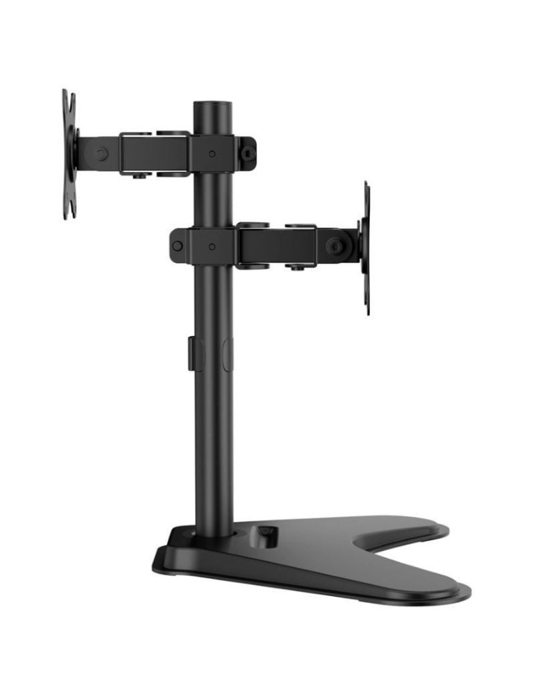 Soporte de Mesa para 2 Monitores Aisens DT32TR-409/ Giratorio/ Inclinable/ hasta 8kg