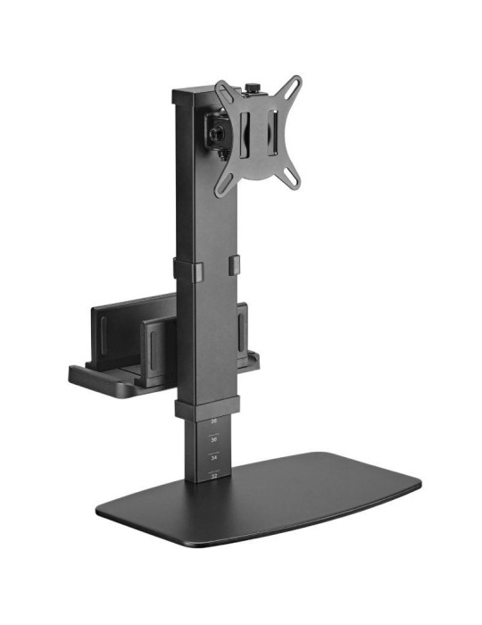 Soporte de Sobremesa para Monitor,TV y MiniPC Aisens DT32TSR-165/ Giratorio/ Inclinable/ hasta 8kg