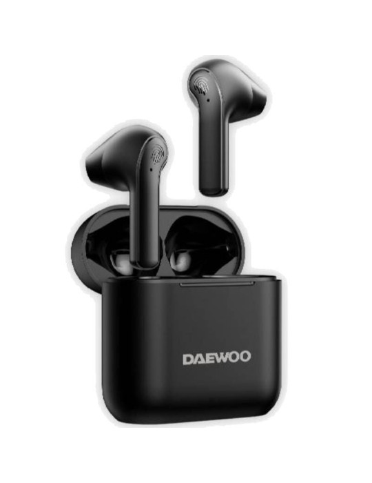 Auriculares Bluetooth Daewoo DW2020 con estuche de carga/ Autonomía 5h/ Negros