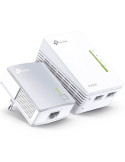 Adaptador Powerline TP-Link TL-WPA4221 KIT 600Mbps/ Alcance 300m/ Pack de 2