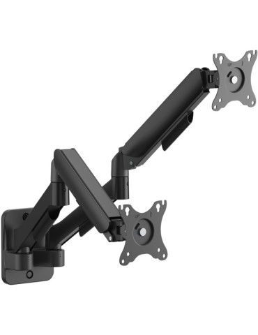 Soporte de Pared con Contrapeso para 2 Monitores o TV Aisens WT32TSR-479/ Giratorio/ Inclinable/ hasta 9kg