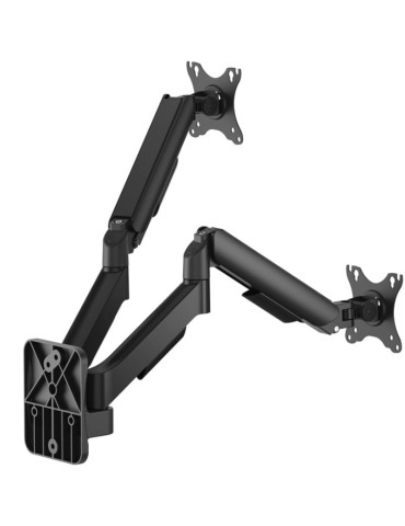 Soporte de Pared con Contrapeso para 2 Monitores o TV Aisens WT32TSR-479/ Giratorio/ Inclinable/ hasta 9kg 2