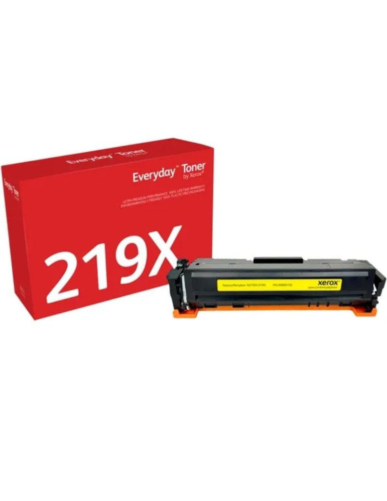 Tóner compatible Xerox 006R05156 compatible con HP W2192X Alta Capacidad/ 2500 páginas/ Amarillo