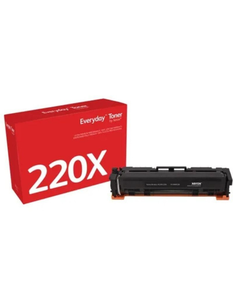 Tóner compatible Xerox 006R05208 compatible con HP W2200X Alta Capacidad/ 5500 páginas/ Negro