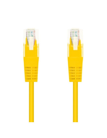 Cable de Red RJ45 UTP Nanocable 10.20.0400-Y Cat.6/ 50cm/ Amarillo