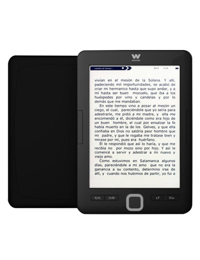 Libro electrónico Ebook Woxter Scriba 195/ 6"/ tinta electrónica/ Negro