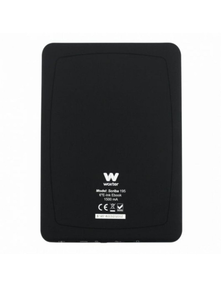 Libro electrónico Ebook Woxter Scriba 195/ 6"/ tinta electrónica/ Negro