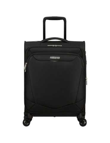 Maleta de Cabina American Tourister SummerRide Spinner 55cm/ 55x40x23cm/ 4 Ruedas/ Negra