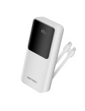 Powerbank 20000mAh Vention FHPW0/ 22.5W/ Blanca/ Incluye Cable USB TIpo-C y Lightning