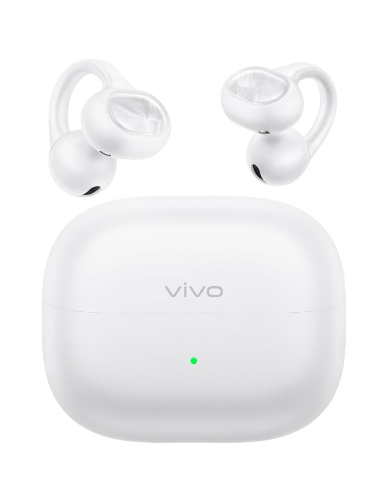 Auriculares Deportivos Bluetooth Vivo Buds Clip con estuche de carga/ Autonomía 10h/ Blancos