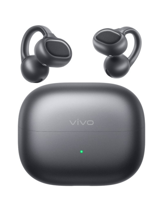 Auriculares Deportivos Bluetooth Vivo Buds Clip con estuche de carga/ Autonomía 10h/ Negros
