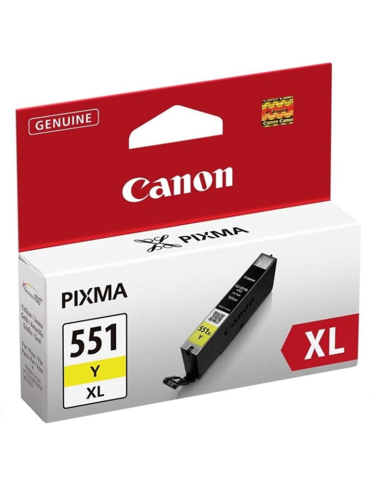 Cartucho de Tinta Original Canon CLI-551Y XL Alta Capacidad/ Amarillo
