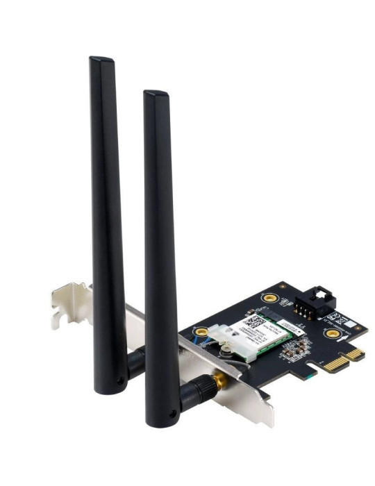 Tarjeta de Red Inalámbrica-PCI Express Asus PCE-BE6500/ 6500Mbps/ 2.4/5/6GHz