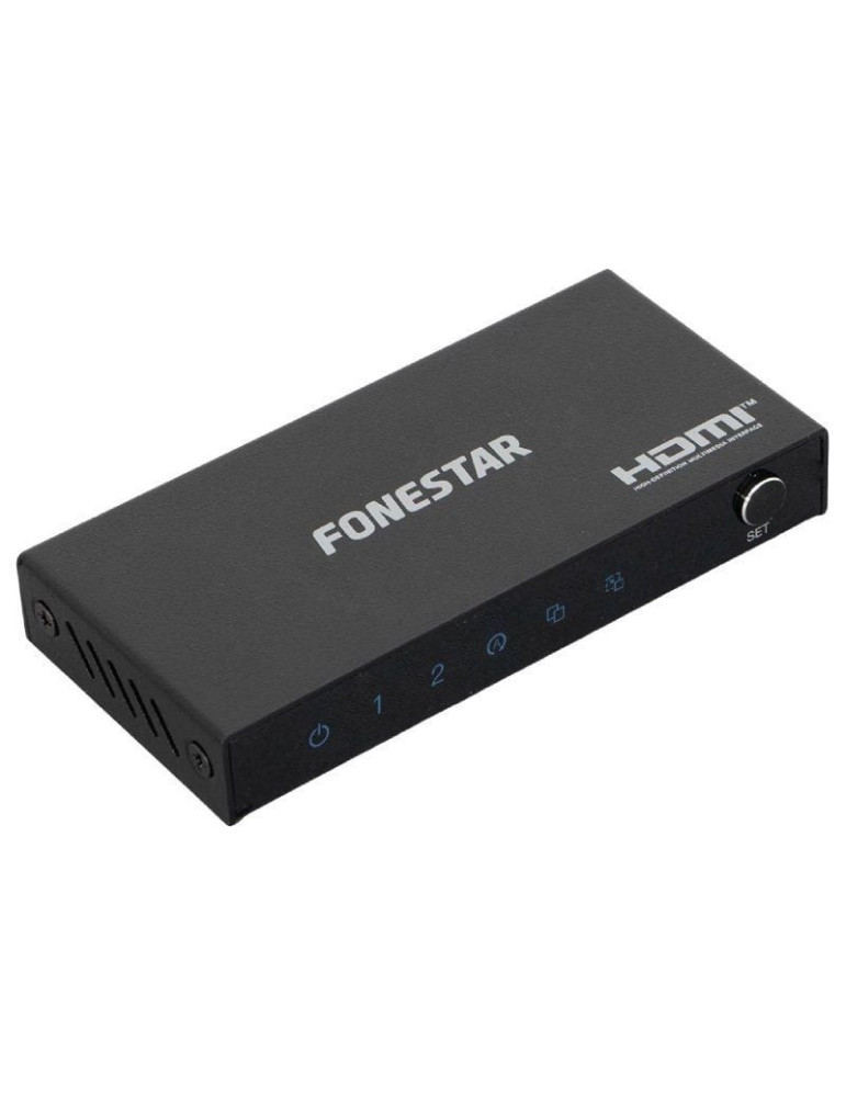 Duplicador HDMI Fonestar FO-22S2ED/ 2x HDMI Hembra - HDMI Macho