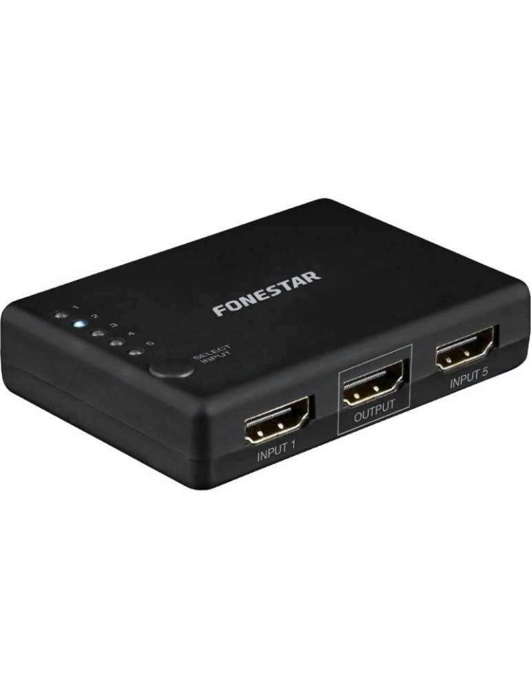 Conmutador HDMI Fonestar FO-22SW51/ 5 Entradas-1 Salida