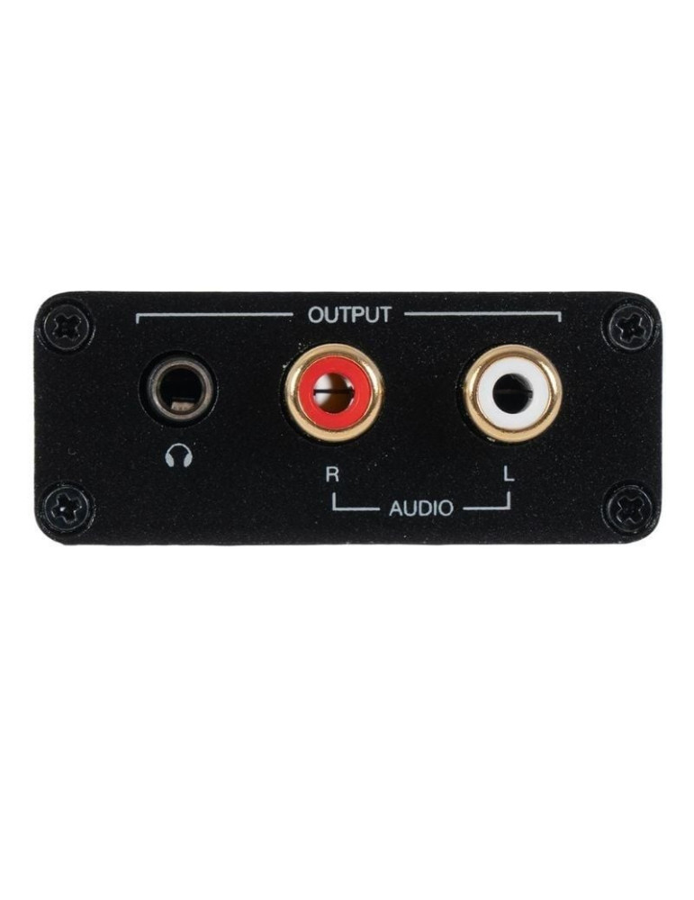 Convertidor de Audio Fonestar FO-41DAH/ Entrada Toslink y RCA/ Salida 2x RCA/ 1x Jack 3.5