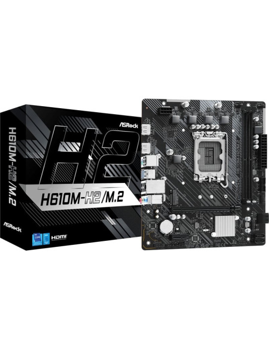 Placa Base Asrock H610M-H2/M.2 Socket 1700/ DDR4/ PCIe 4.0/ Micro ATX