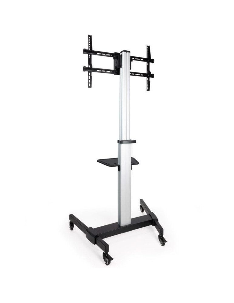 Soporte de Suelo Inclinable/ Ajustable con Ruedas TooQ FS1886M-B para TV de 37-86"/ hasta 50kg