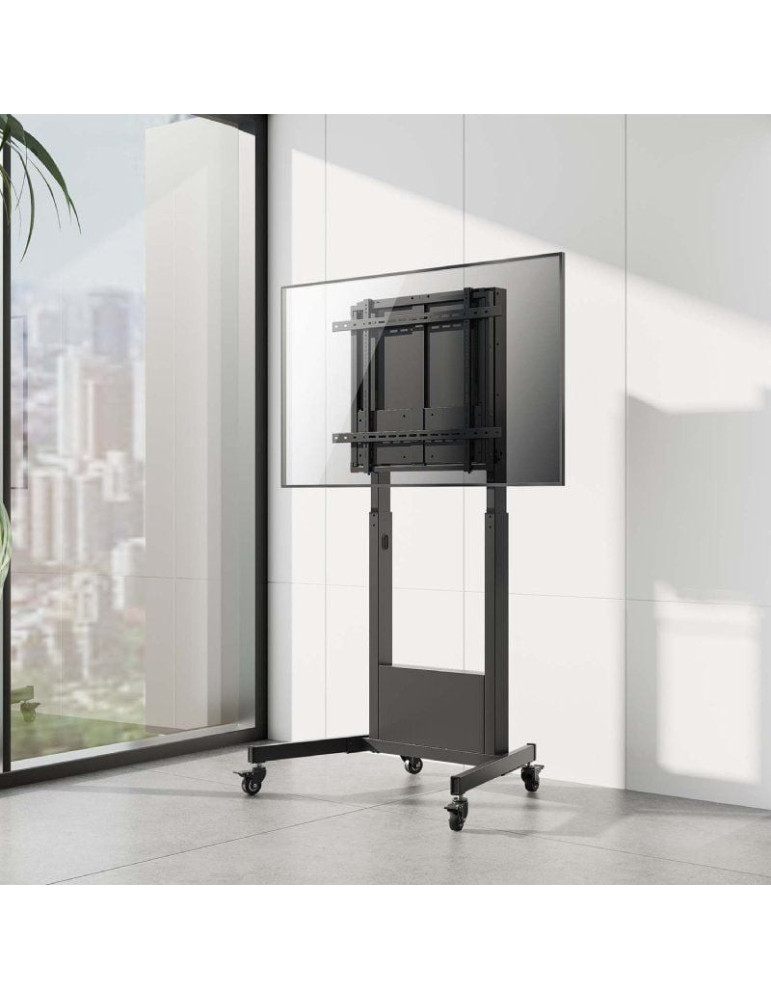 Soporte de Suelo con Ruedas Aisens FT100E-263 para TV de 60-100"/ hasta 90kg