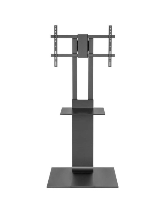 Soporte de Suelo Inclinable/ Giratorio con Bandeja DVD Aisens FT86TSE-399 para TV de 37-86"/ hasta 50kg