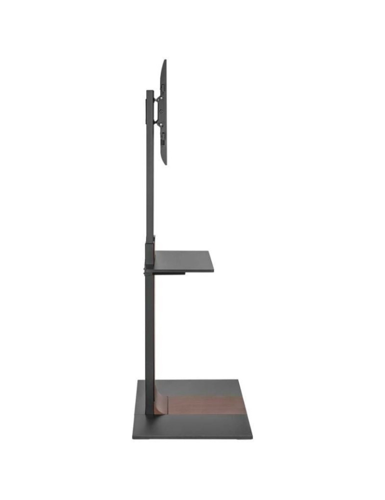 Soporte de Suelo Inclinable/ Giratorio con Bandeja DVD Aisens FT86TSE-401 para TV de 37-86"/ hasta 50kg