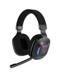 Auriculares Gaming Inalámbricos con Micrófono Hiditec Vortex ARGB/ Jack 3.5/ Bluetooth/ Negros