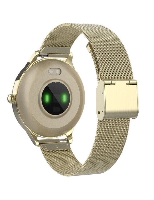 Smartwatch Forever Velora SB-306/ Notificaciones/ Frecuencia Cardíaca/ Oro